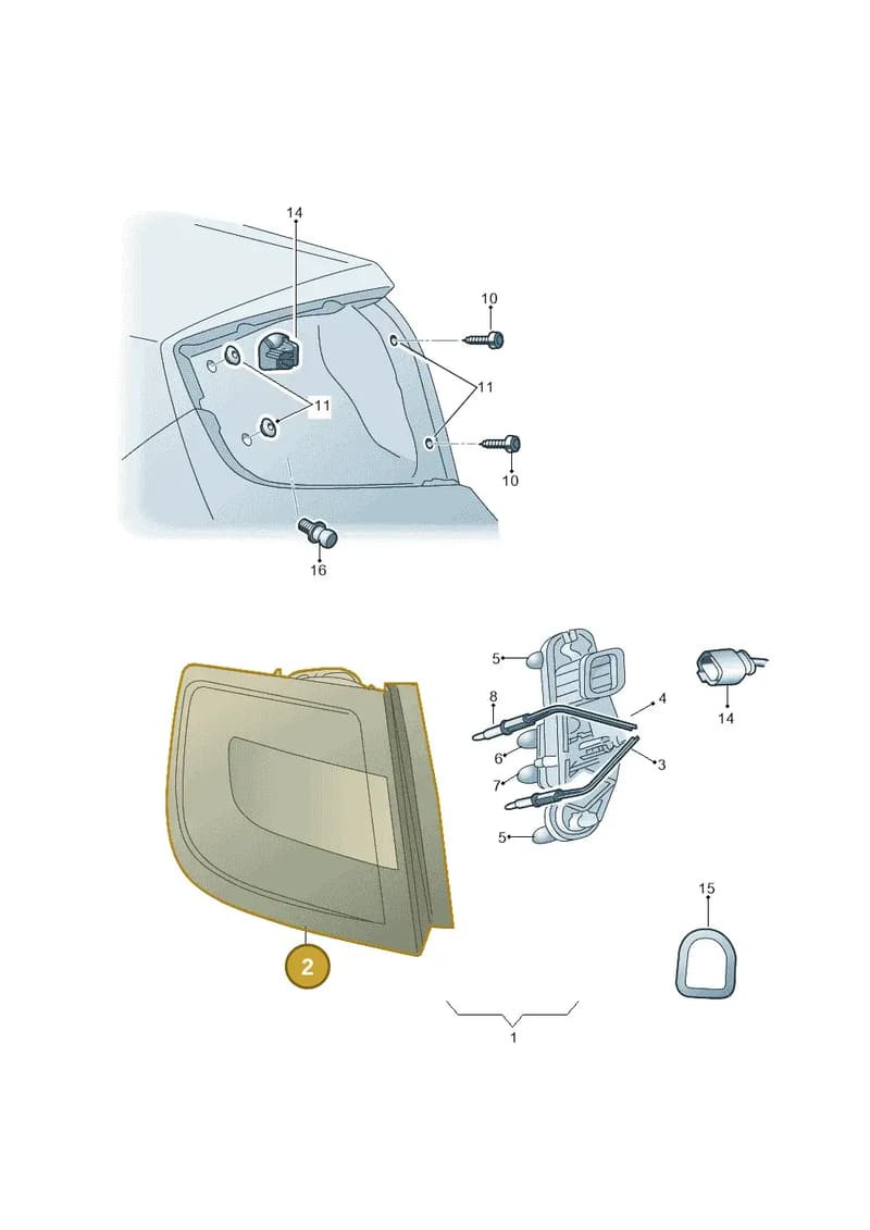 6V6945711 — Skoda Fabia (2014-2022) diagram 797945000, position 2