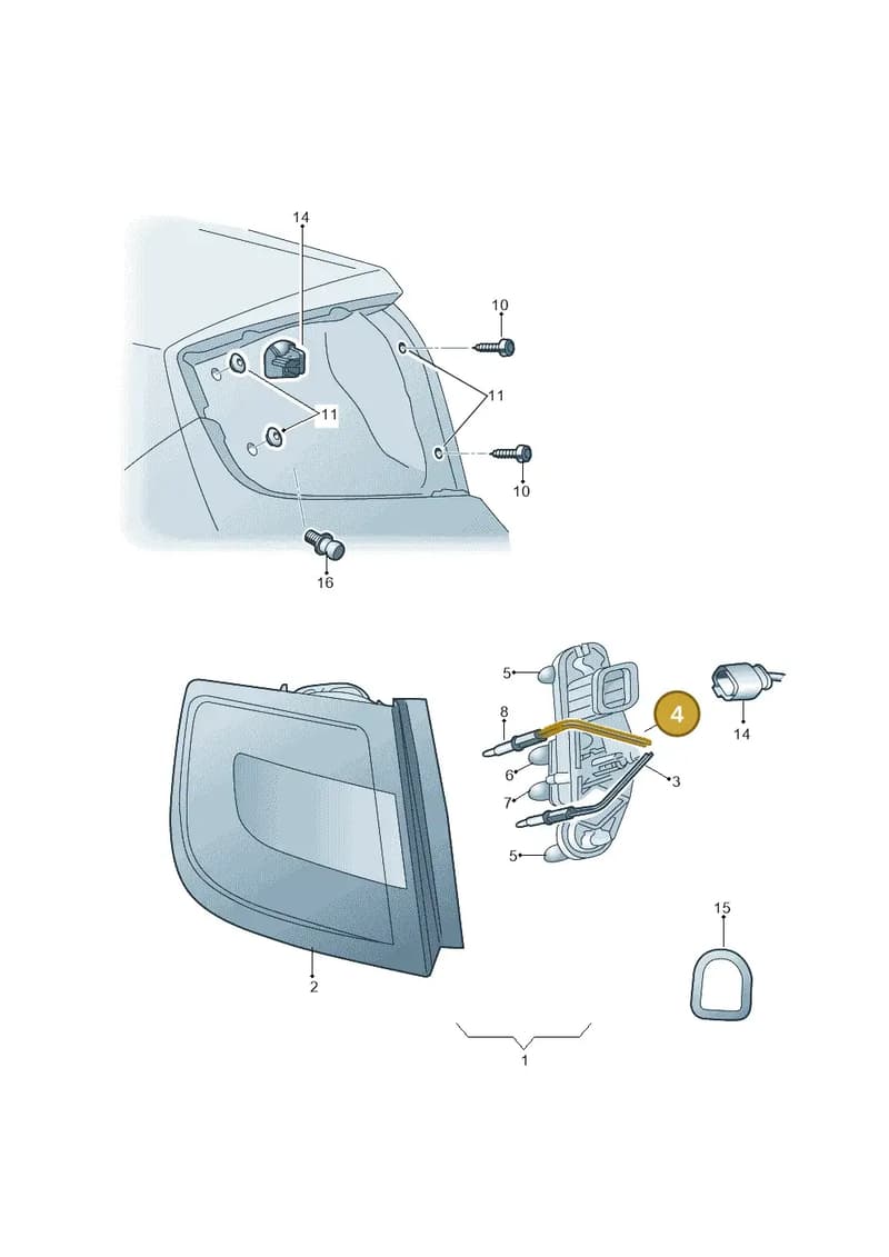 6V6971017 — Skoda Fabia (2014-2022) diagram 797945000, position 4