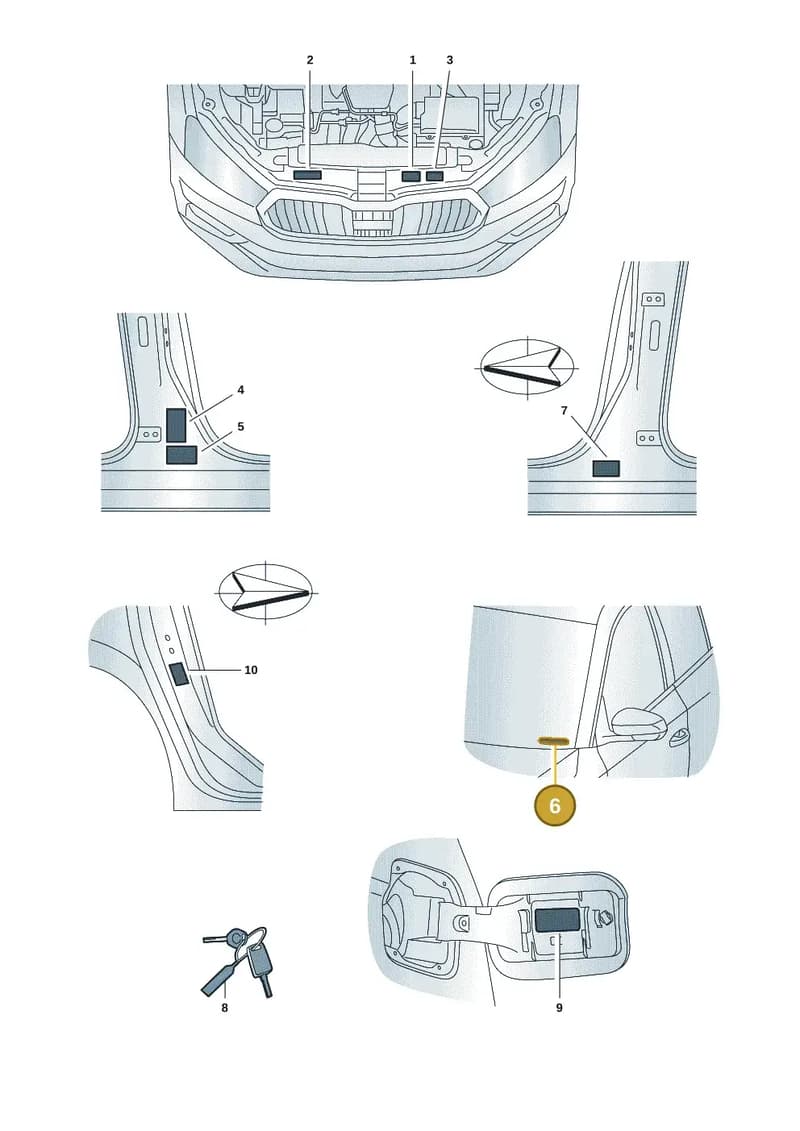 6VA000297 — Skoda Fabia (2021-2022) diagram 6vn010000, position 6