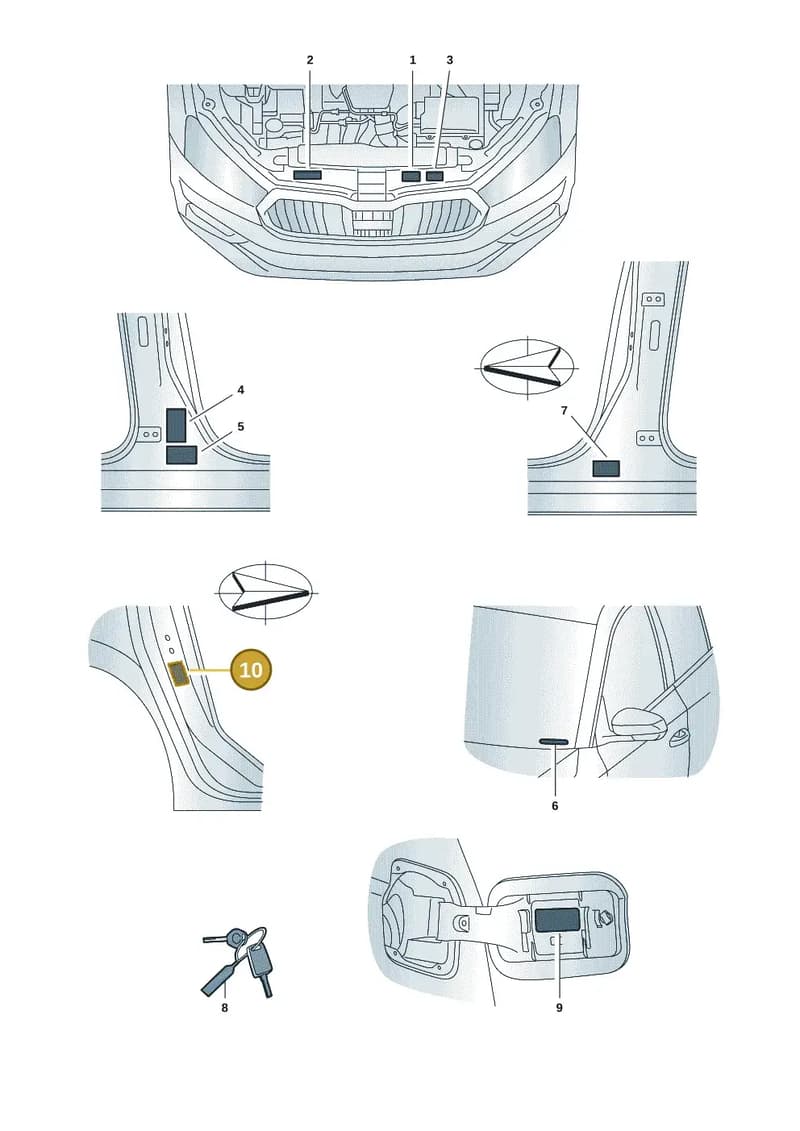 6VA010000D — Skoda Fabia (2021-2022) diagram 6vn010000, position 10