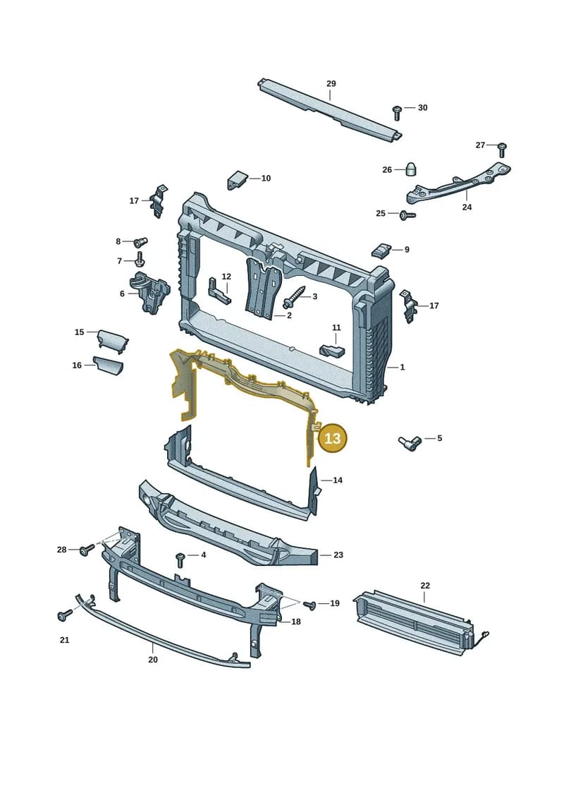 6VA121285 — Skoda Fabia (2021-2022) diagram 6vn805000, position 13