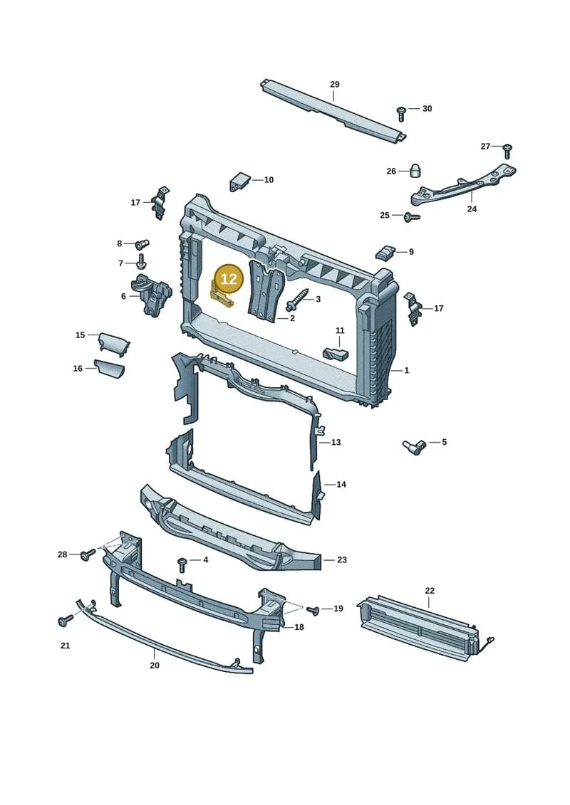 6VA121346A — Skoda Fabia (2021-2022) diagram 6vn805000, position 12