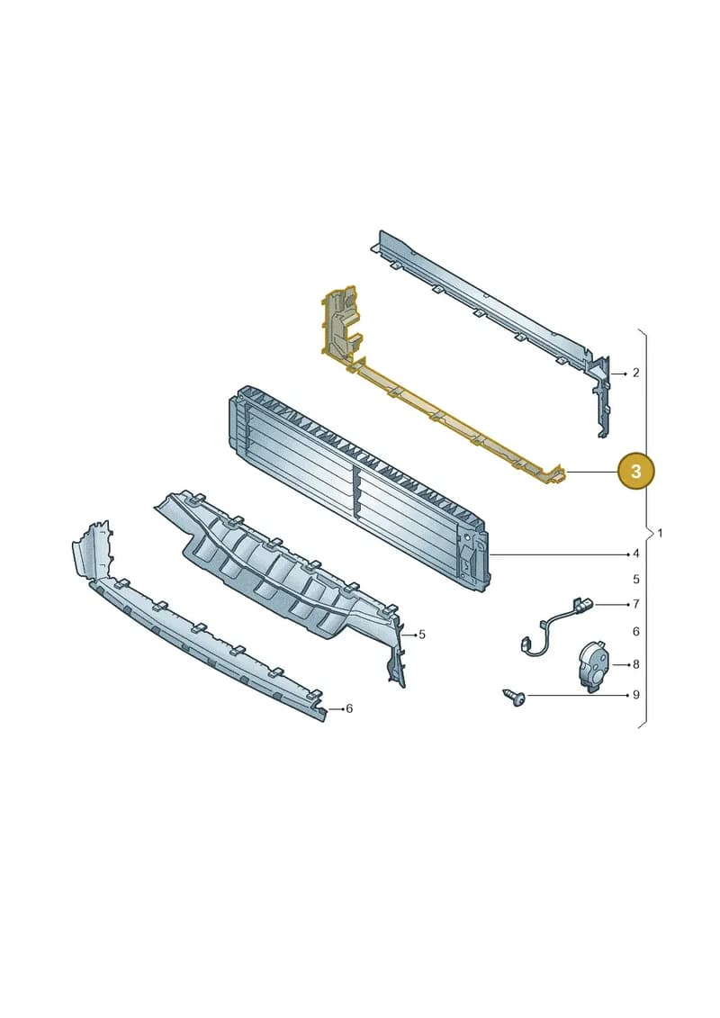 6VA122327C — Skoda Fabia (2021-2022) diagram 585805010, position 3