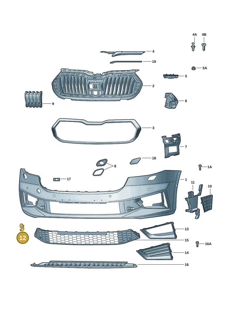 6VA807241 — Skoda Fabia (2021-2022) diagram 6vn807000, position 12