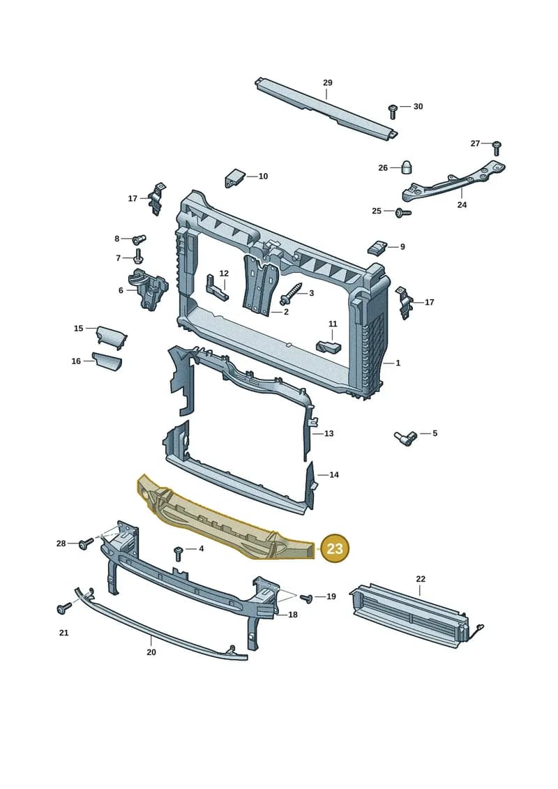 6VA807248A — Skoda Fabia (2021-2022) diagram 6vn805000, position 23