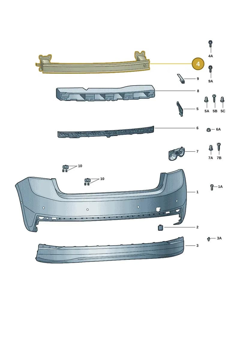 6VA807305 — Skoda Fabia (2021-2022) diagram 6vn807050, position 4