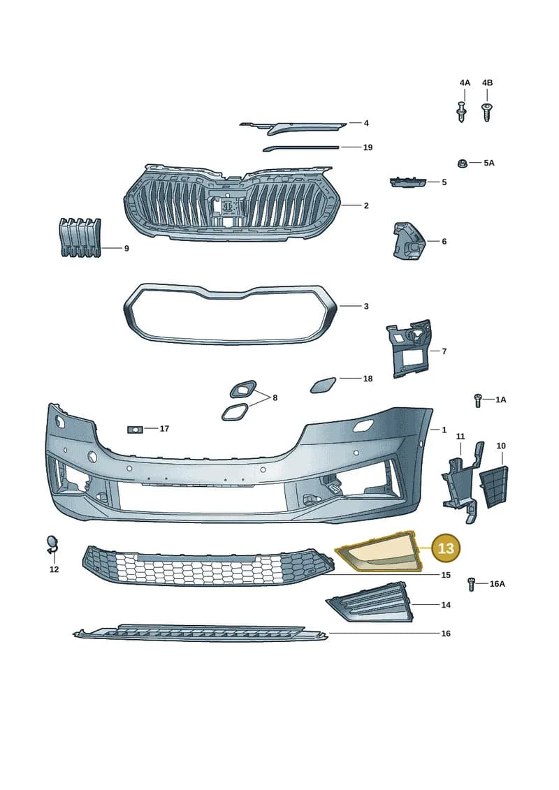 6VA807681ZD4 — Skoda Fabia (2021-2022) diagram 6vn807000, position 13
