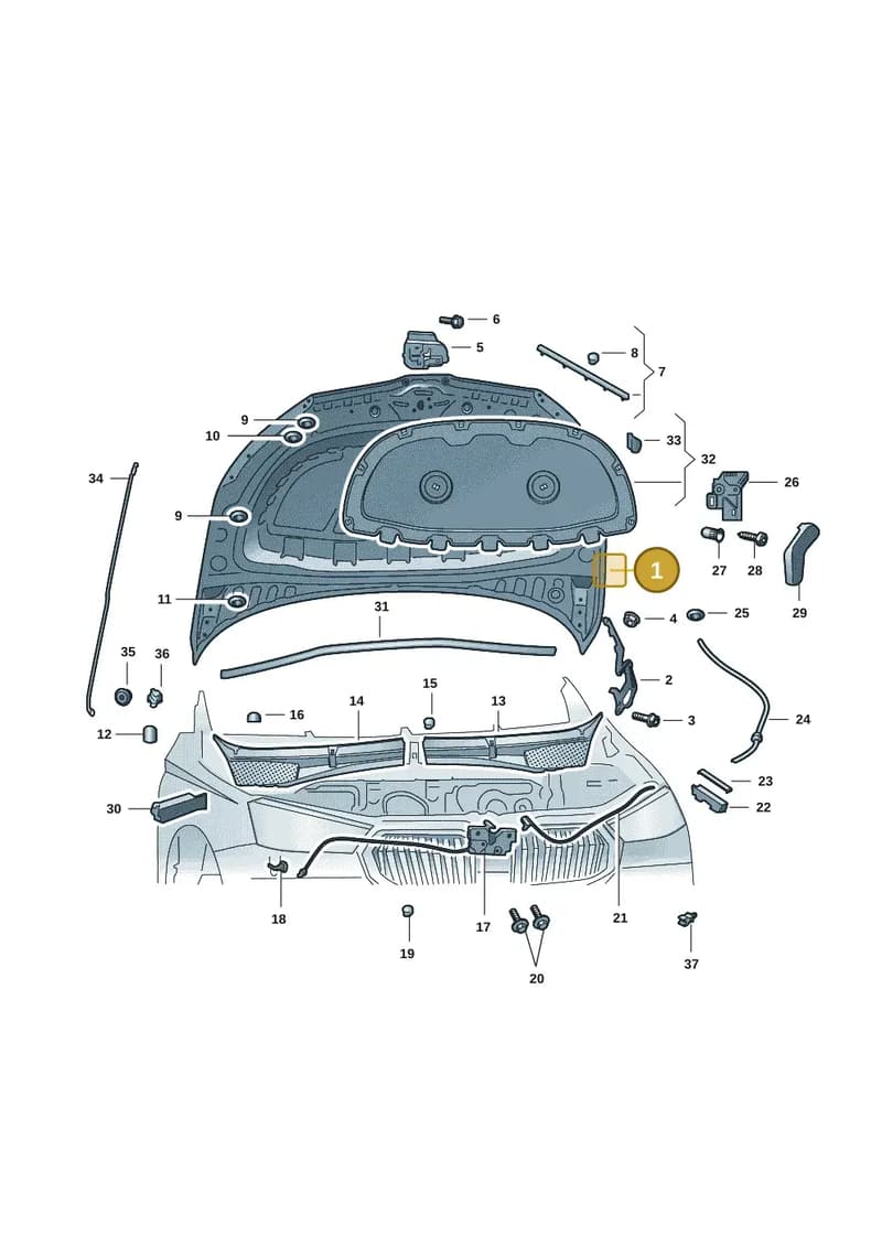 6VA823031 — Skoda Fabia (2021-2022) diagram 6vn823000, position 1