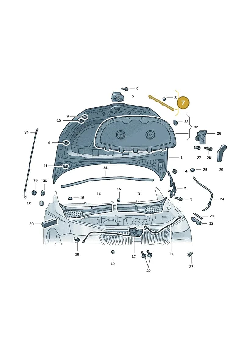 6VA823707 — Skoda Fabia (2021-2022) diagram 6vn823000, position 7