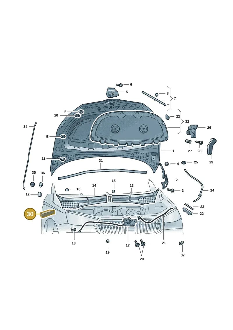 6VA823713 — Skoda Fabia (2021-2022) diagram 6vn823000, position 30
