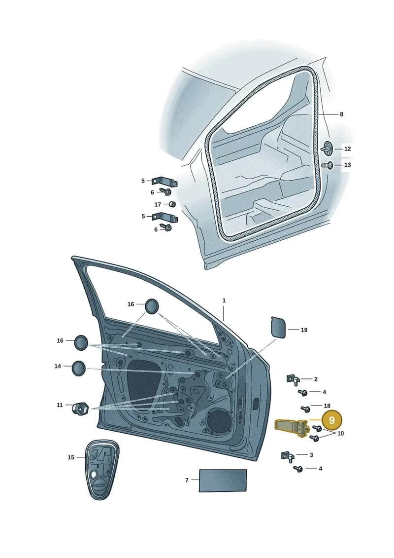 6VA837203 — Skoda Fabia (2021-2022) diagram 6vn831000, position 9