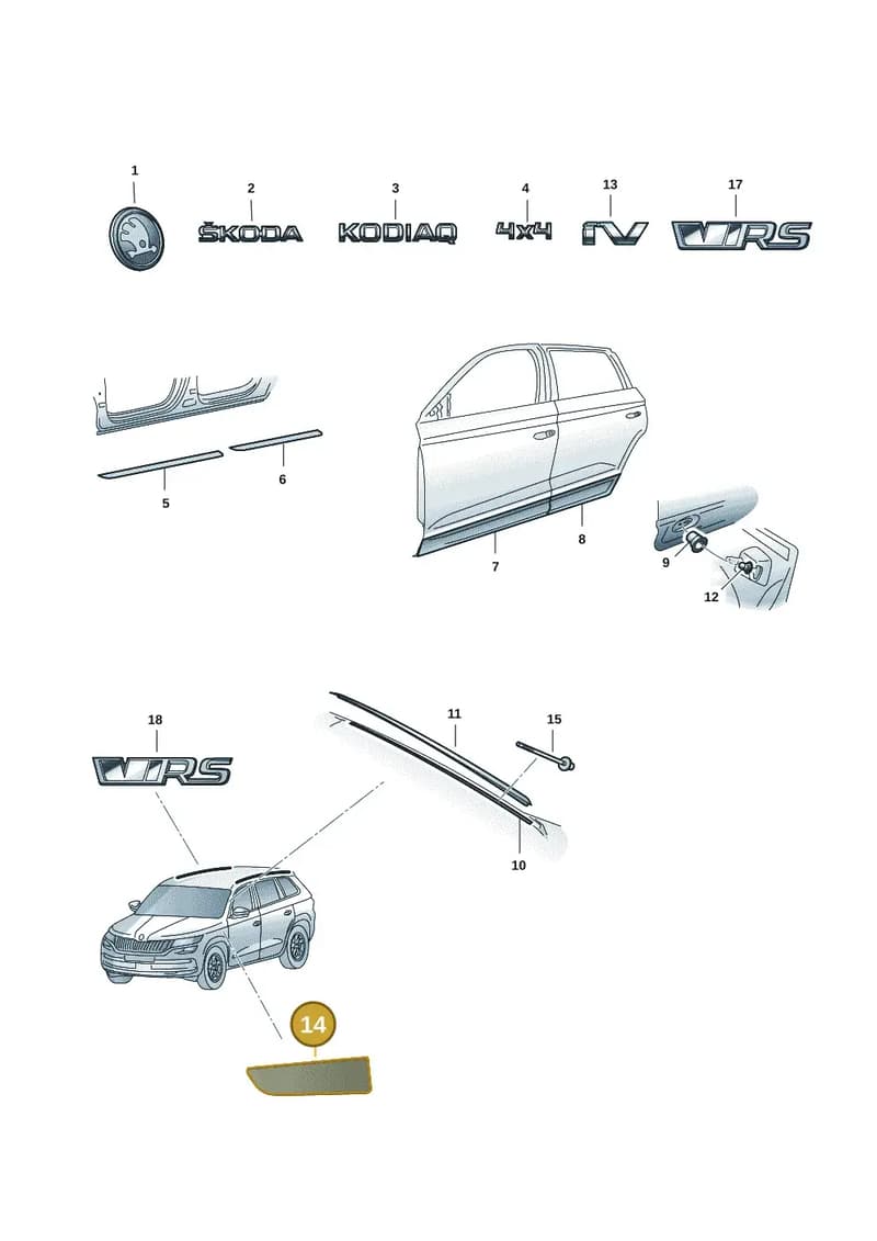6VA853041C90Z — Skoda Kodiaq (2024-2024) diagram 57h853000, position 14