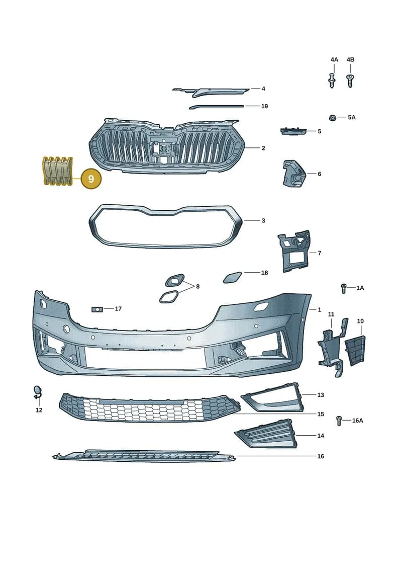 6VA853655ZD4 — Skoda Fabia (2021-2022) diagram 6vn807000, position 9