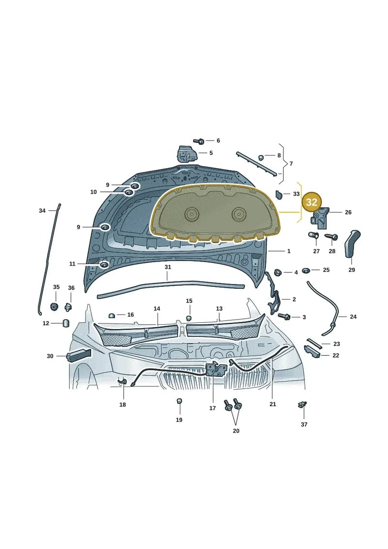 6VA863831 — Skoda Fabia (2021-2022) diagram 6vn823000, position 32