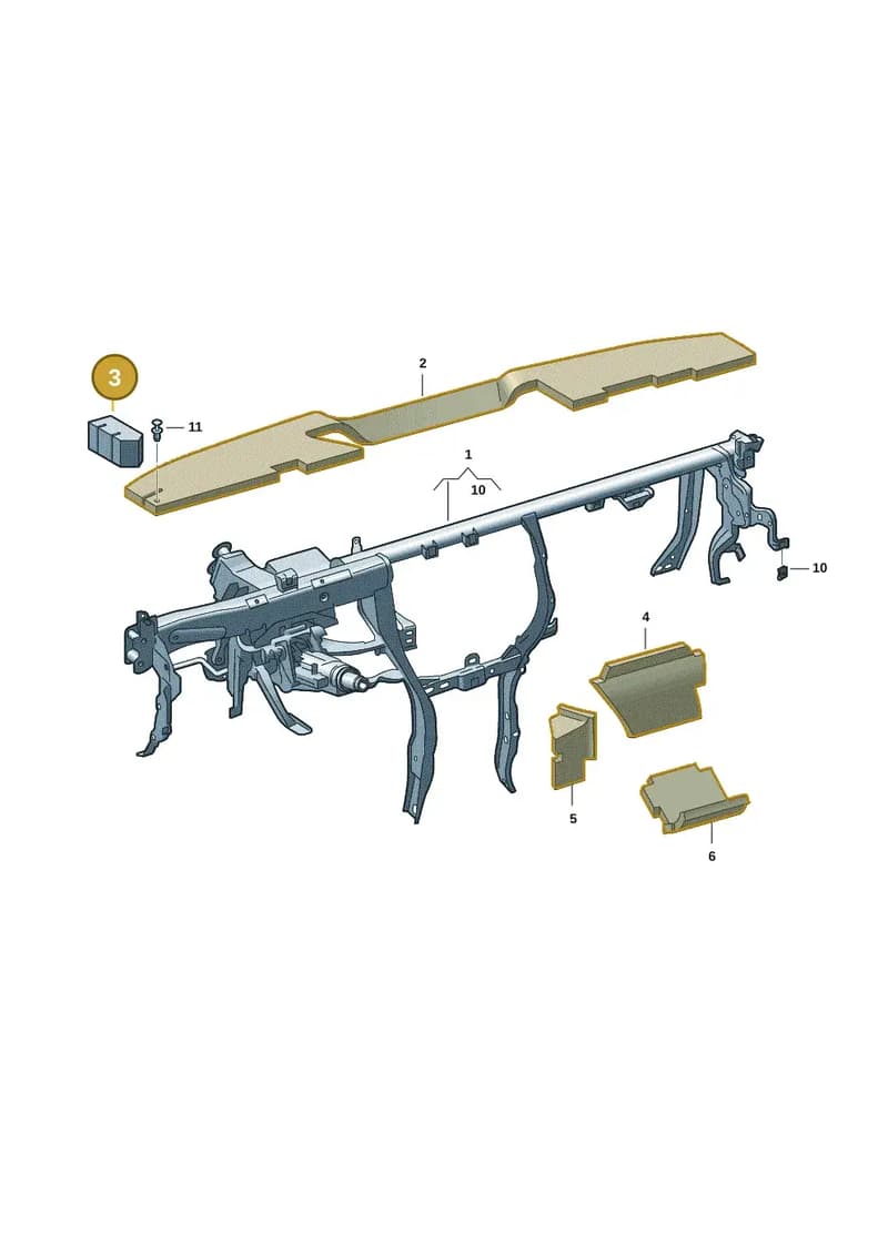 6VA863983 — Skoda Fabia (2021-2022) diagram 6vn857000, position 3