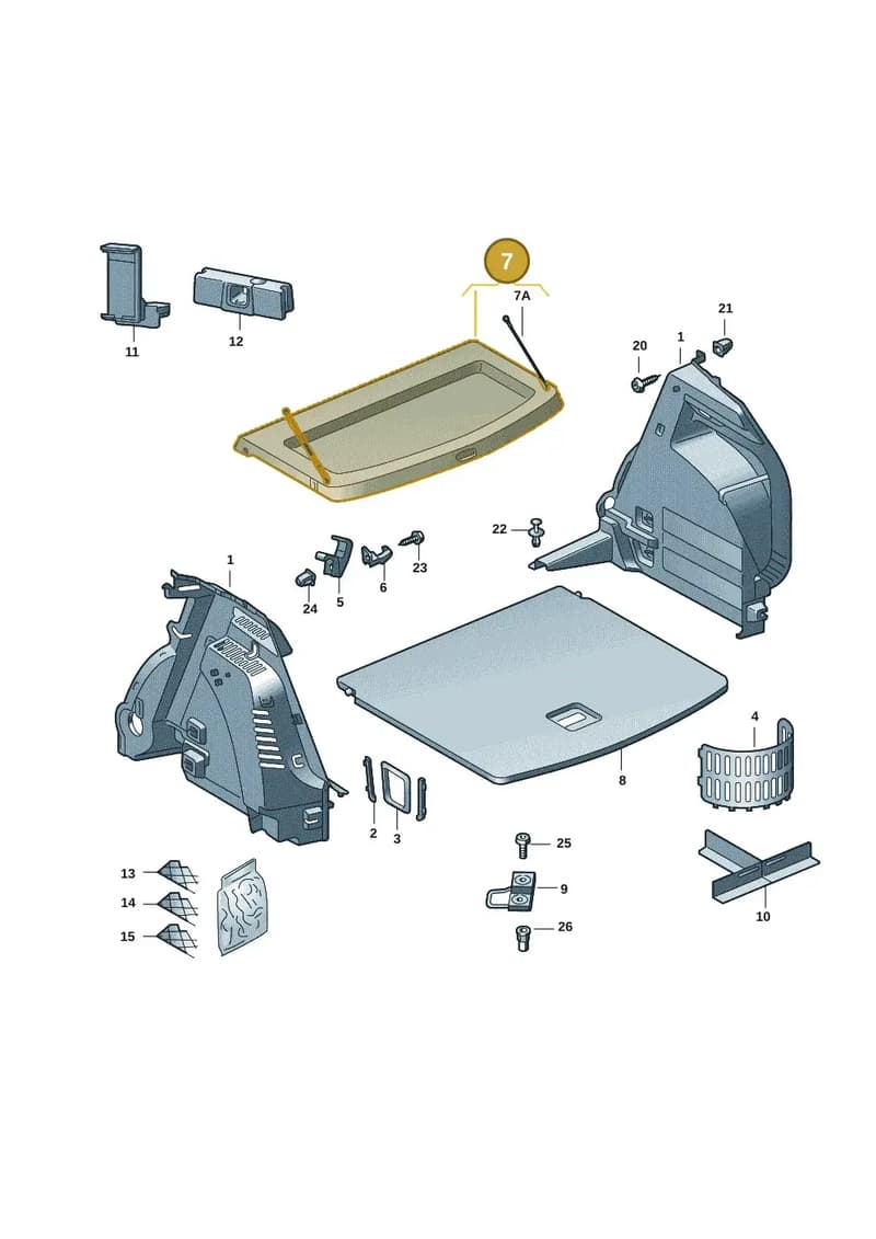 6VA8677696V0 — Skoda Fabia (2021-2022) diagram 6vn867080, position 7