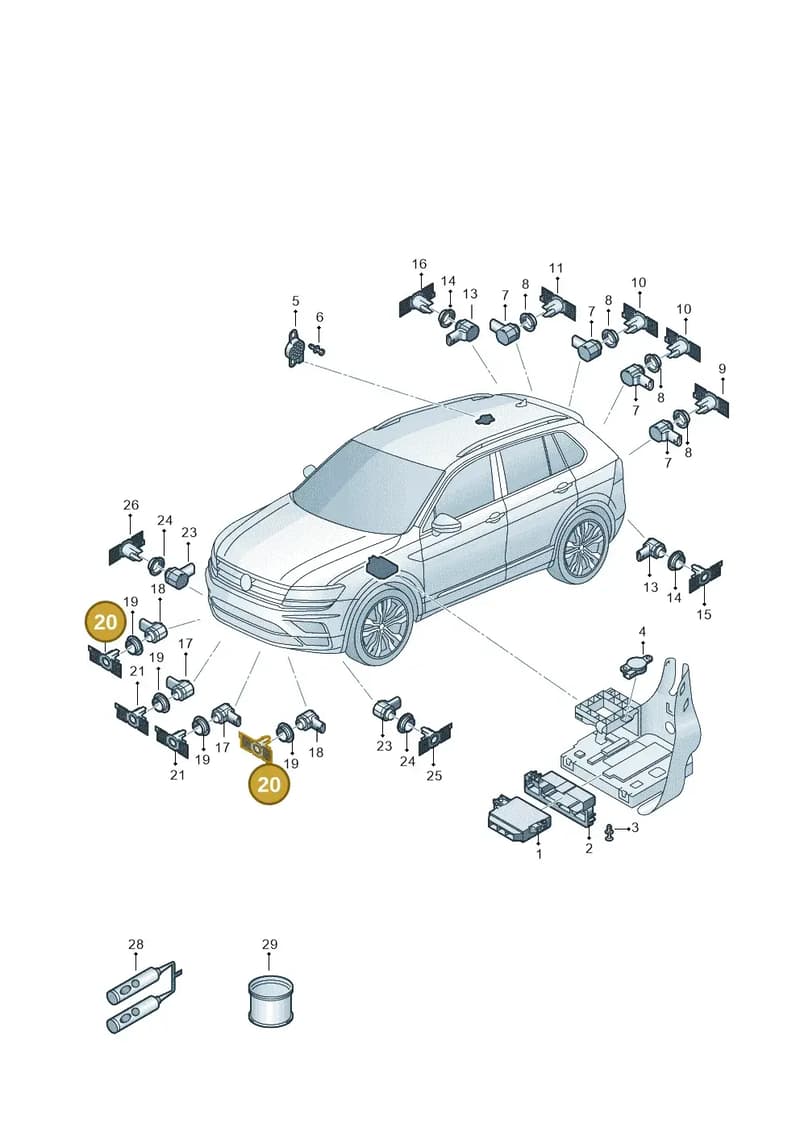 6VA919486A — Skoda Fabia (2021-2022) diagram 804919500, position 20