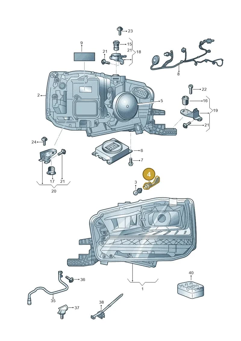 6VA941155 — Skoda Fabia (2014-2022) diagram 797941020, position 4