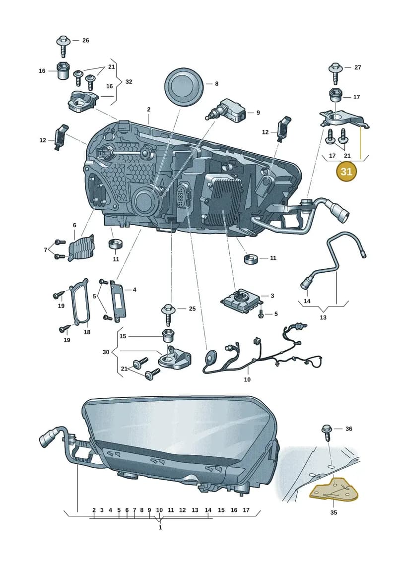 6VA941225 — Skoda Fabia (2021-2022) diagram 6vn941010, position 31