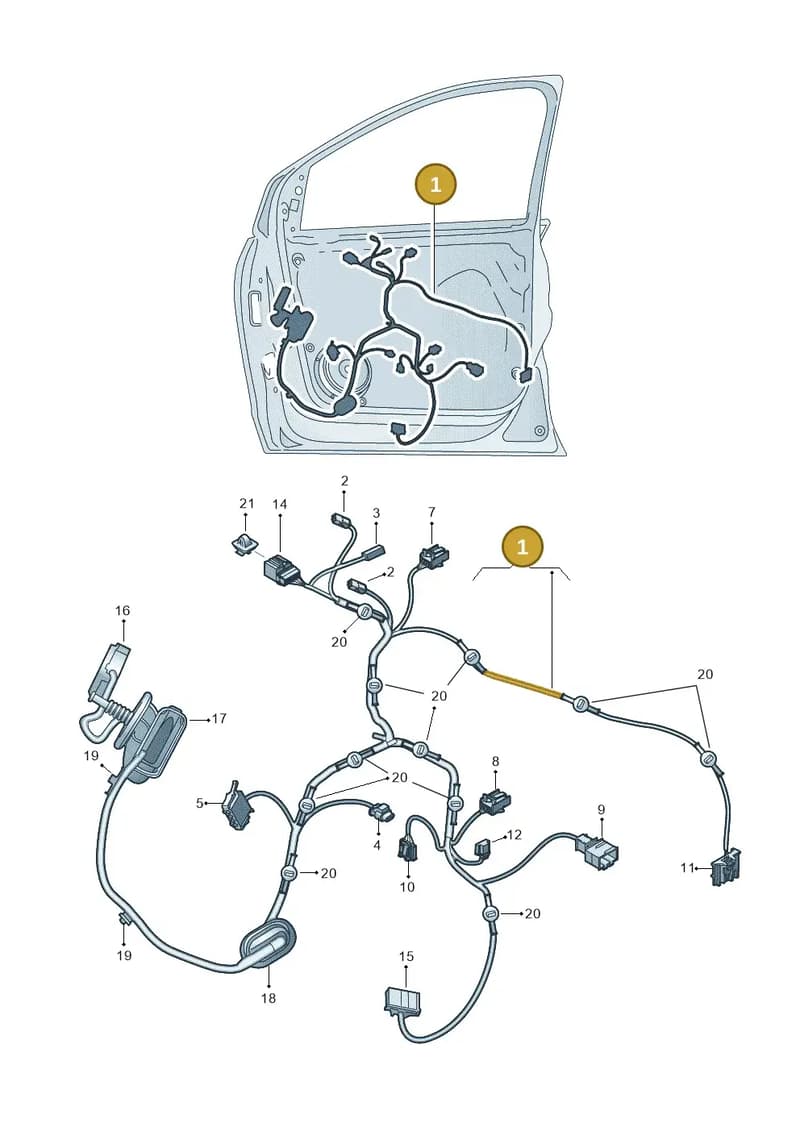 6VA971120LQ — Skoda Fabia (2021-2022) diagram 837972340, position 1