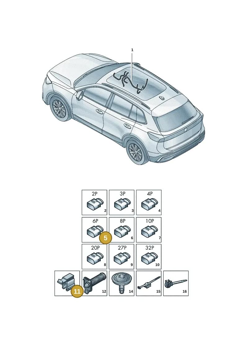 6VA971890D — Skoda Kodiaq (2024-2024) diagram 57x972320, position 5+11