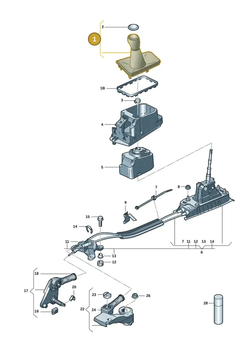6VC711113AWYI — Skoda Fabia (2021-2022) diagram 6vn711030, position 1