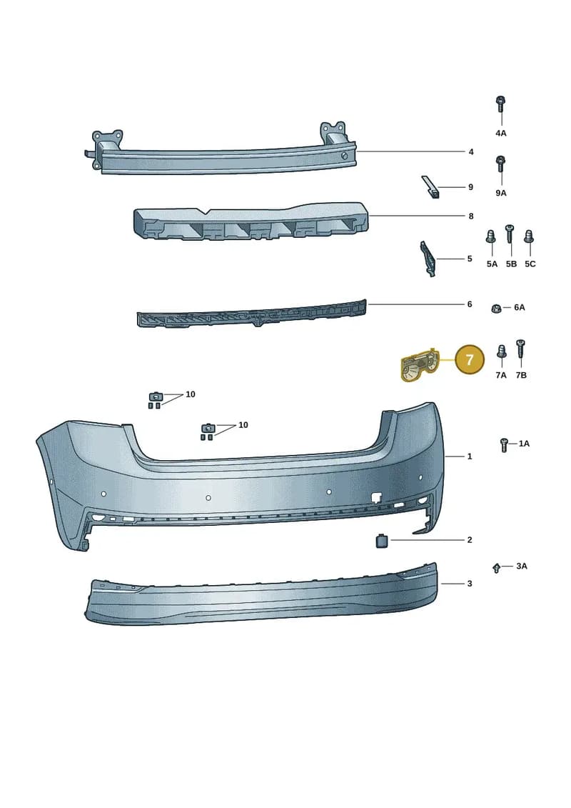 6VE807393A — Skoda Fabia (2021-2022) diagram 6vn807050, position 7