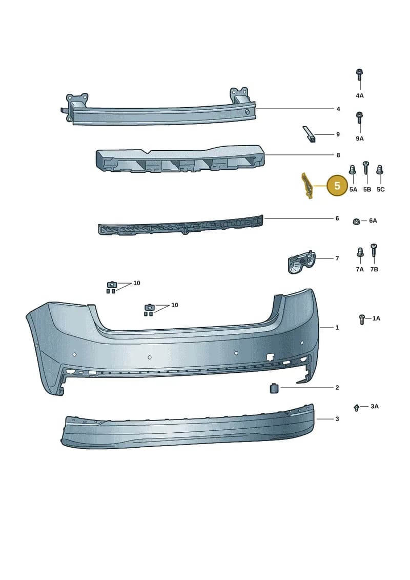 6VE807393 — Skoda Fabia (2021-2022) diagram 6vn807050, position 5