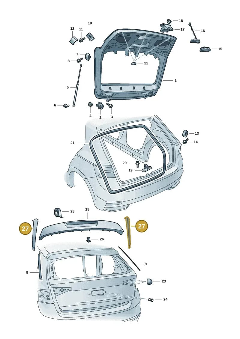 6VE827932A041 — Skoda Fabia (2021-2022) diagram 6vn827000, position 27
