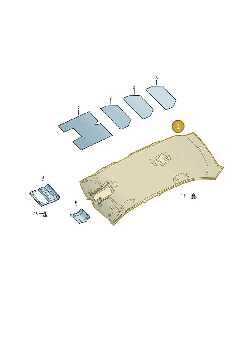 6VE867501F9C6 — Skoda Fabia (2021-2022) diagram 584867050, position 1