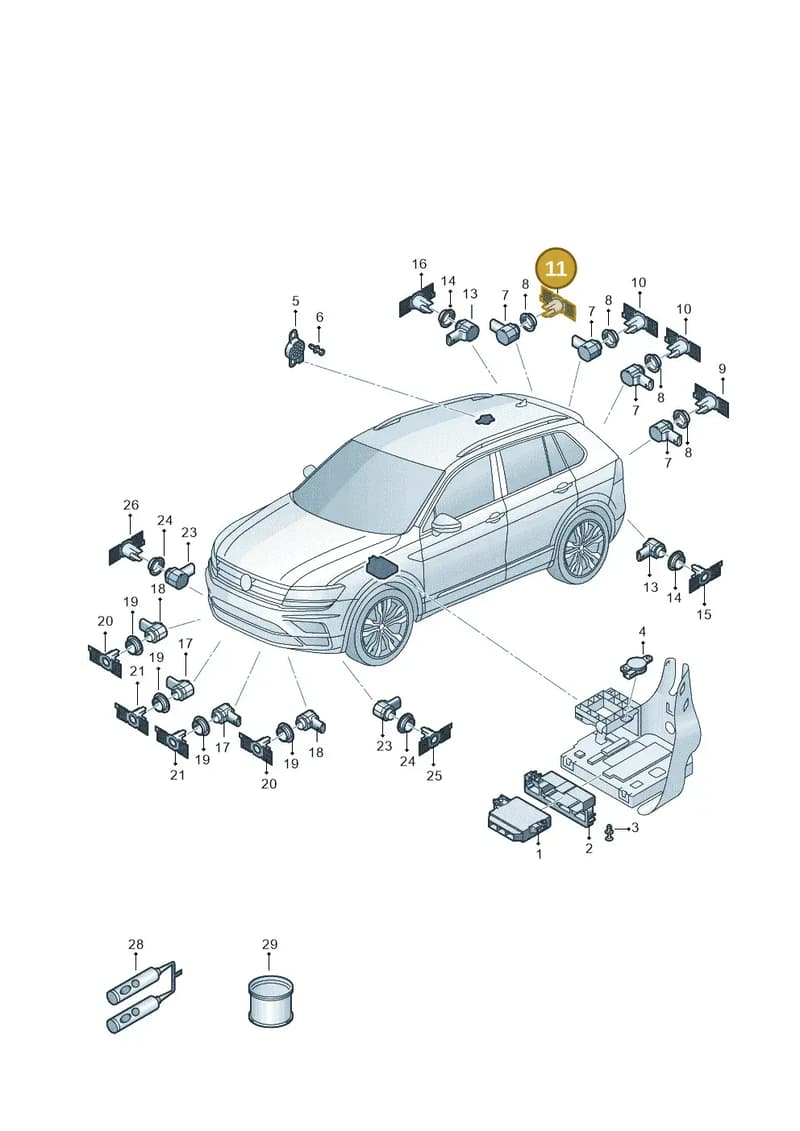 6VE919486A — Skoda Fabia (2021-2022) diagram 804919500, position 11