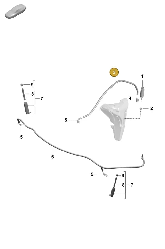 00004320479 — Porsche Boxster Spyder (2019-2020) diagram p55904200, position 3