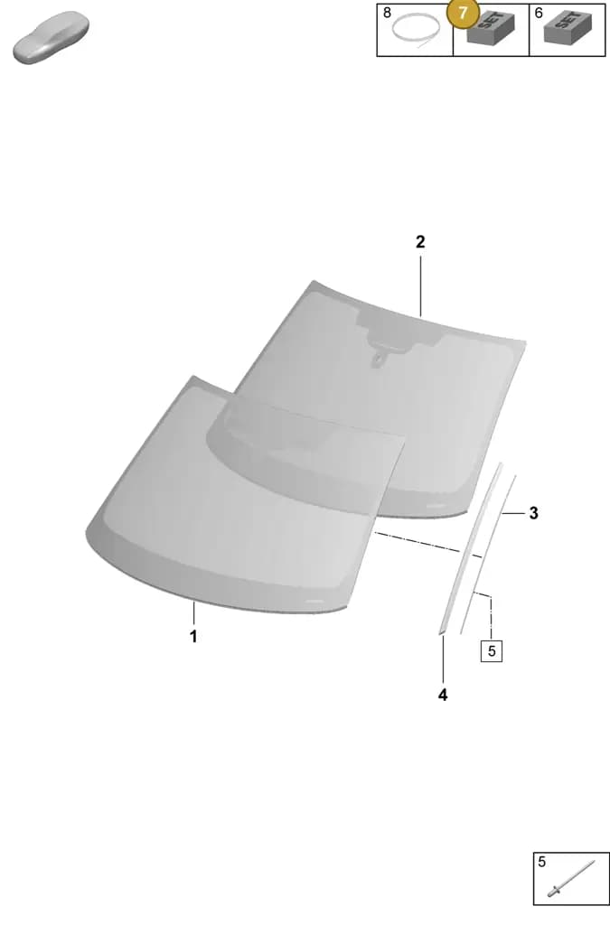 00004320537 — Porsche Macan (2024-2024) diagram p61805000, position 7