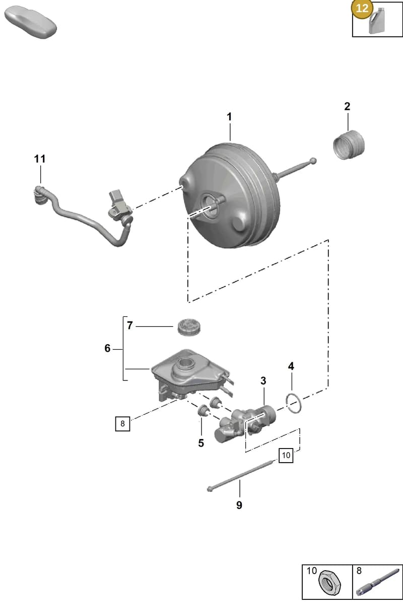 00004321082 — Porsche Boxster Spyder (2019-2020) diagram p55604000, position 12