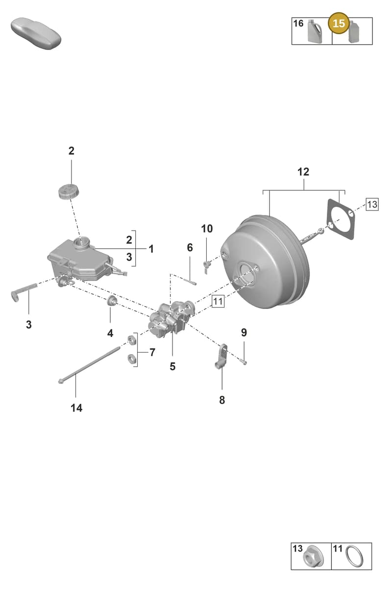 00004321082 — Porsche 911 (2021-2022) diagram p59604000, position 15