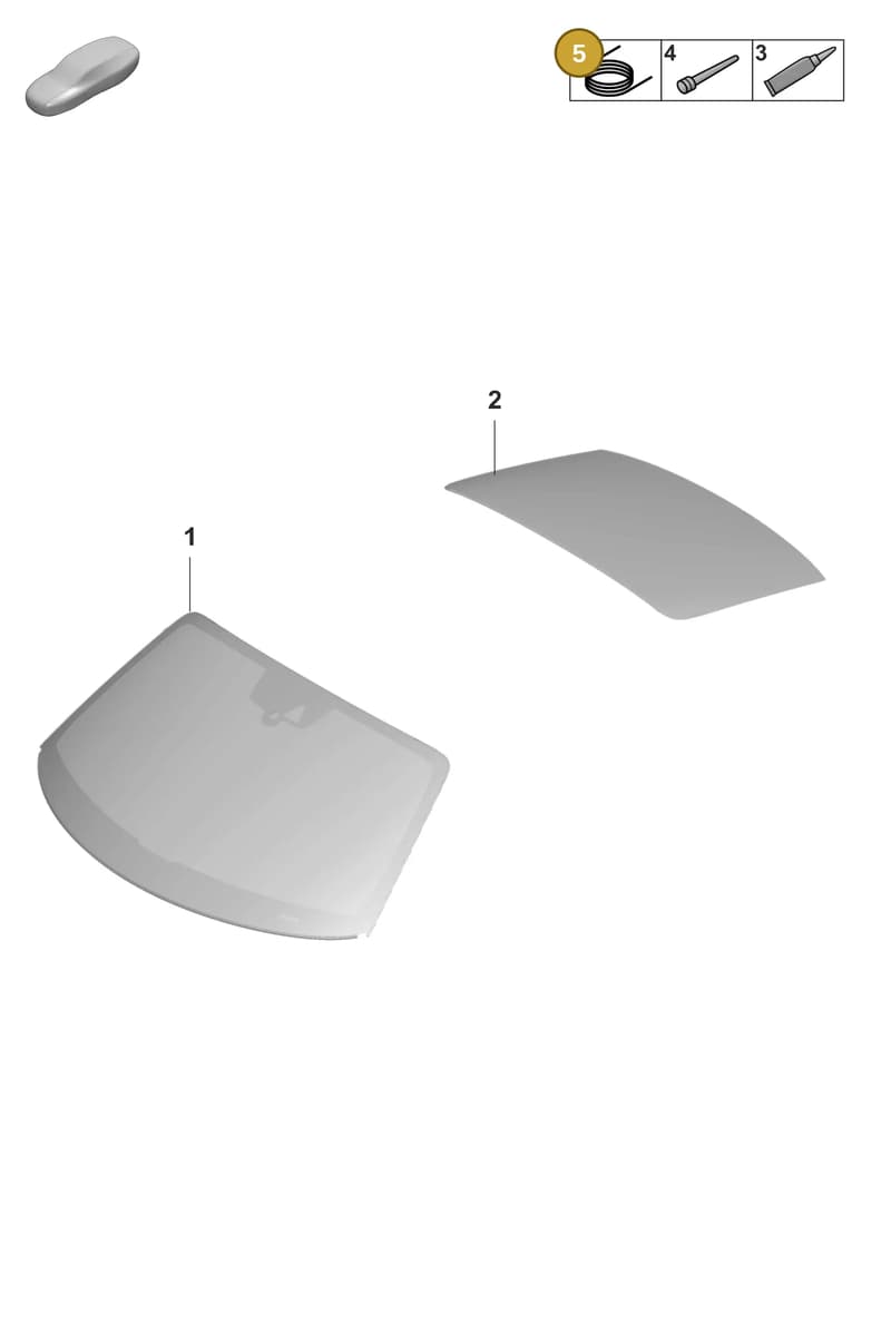 00004330332 — Porsche 911 (2021-2022) diagram p59805000, position 5