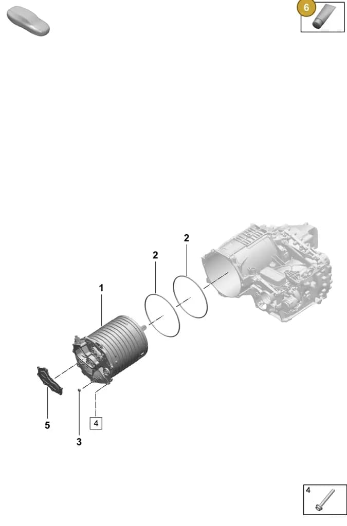 00004330501 — Porsche Macan (2024-2024) diagram p61153400, position 6