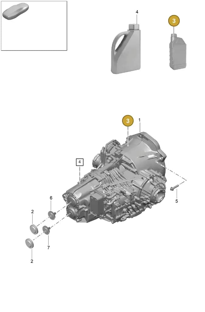 00004330514 — Porsche Boxster Spyder (2019-2020) diagram p54320000, position 3