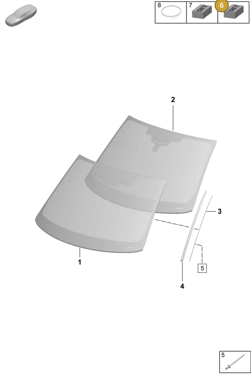 00004330535 — Porsche Macan (2024-2024) diagram p61805000, position 6