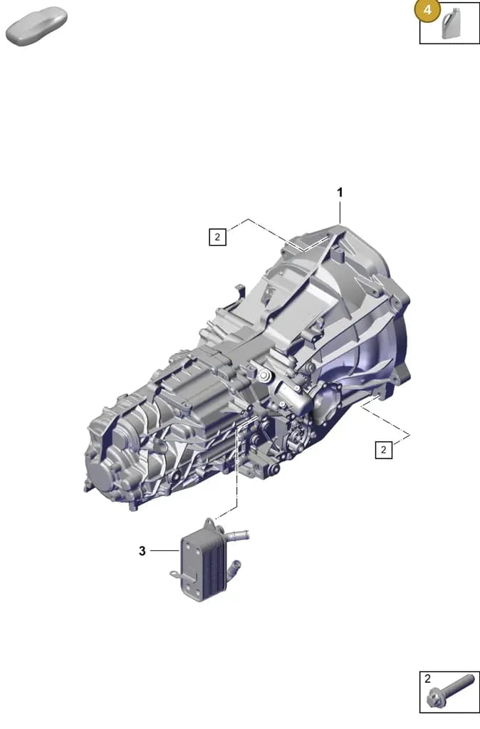 00004330548 — Porsche Boxster Spyder (2019-2020) diagram p54301000, position 4