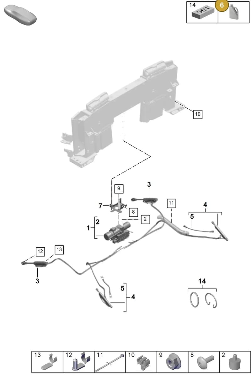 00004330550 — Porsche 911 (2020-2022) diagram p53811450, position 6
