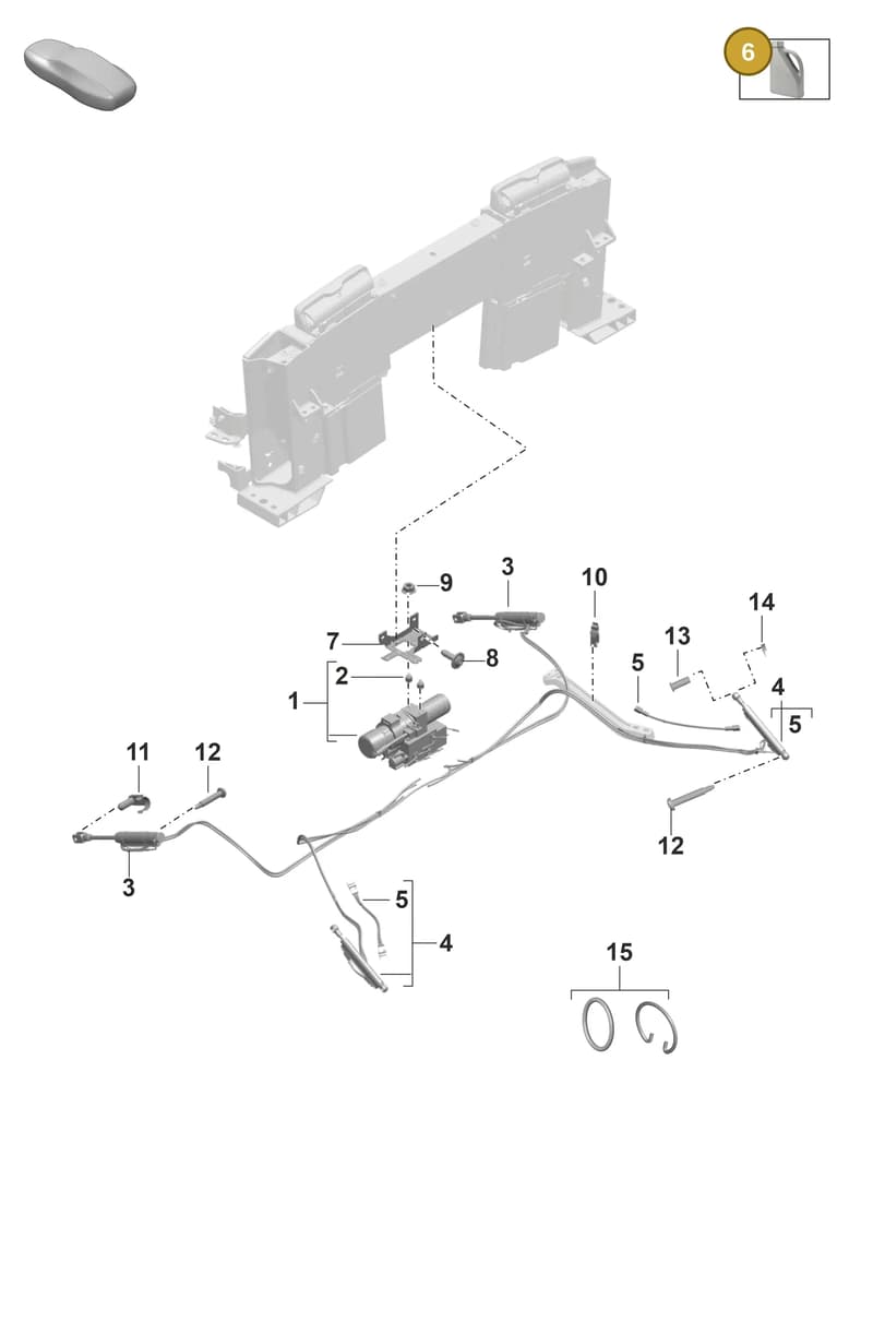 00004330550 — Porsche 911 (2018-2024) diagram p53811460, position 6