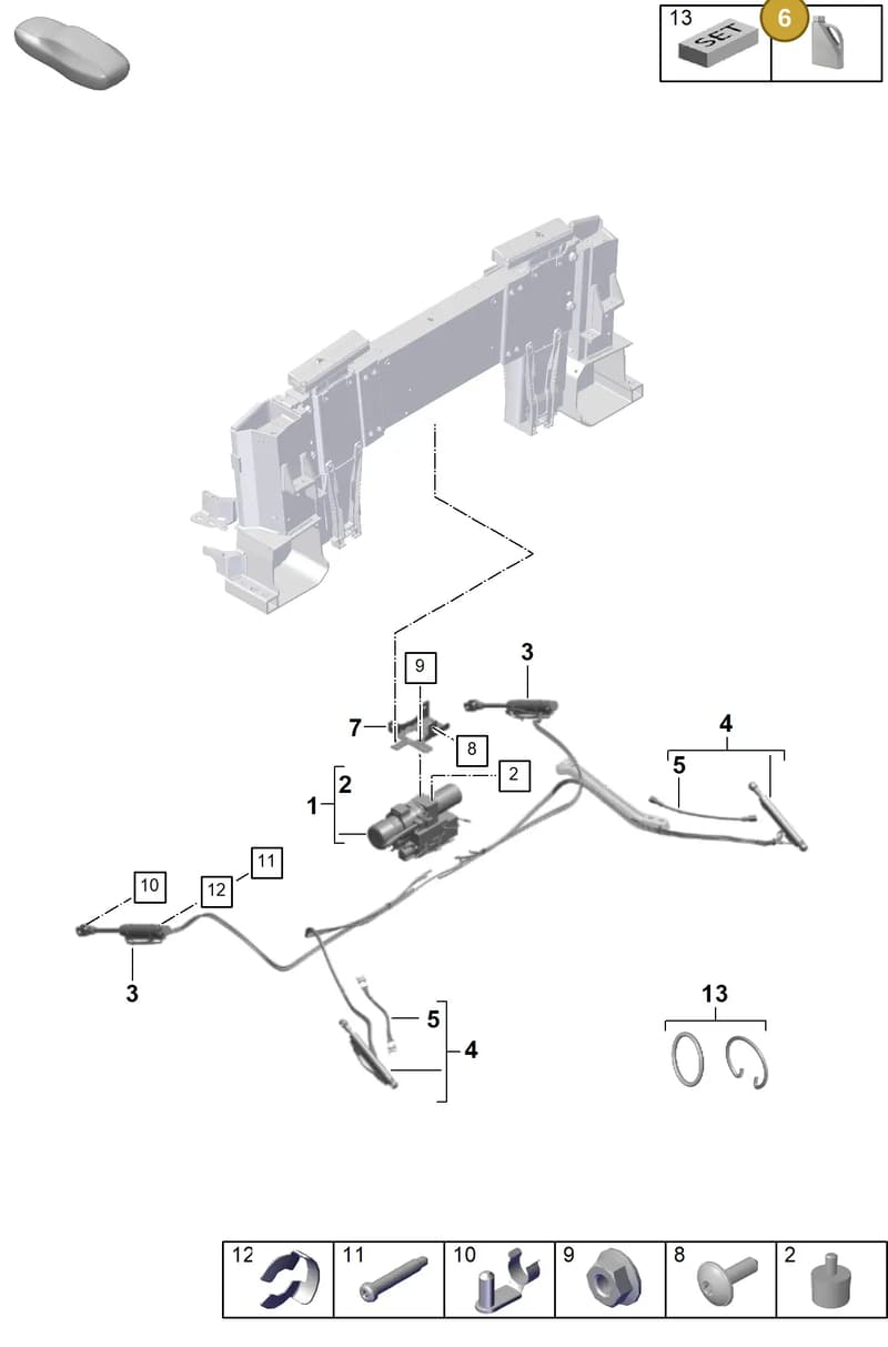 00004330550 — Porsche 911 (2024-2025) diagram p63811460, position 6