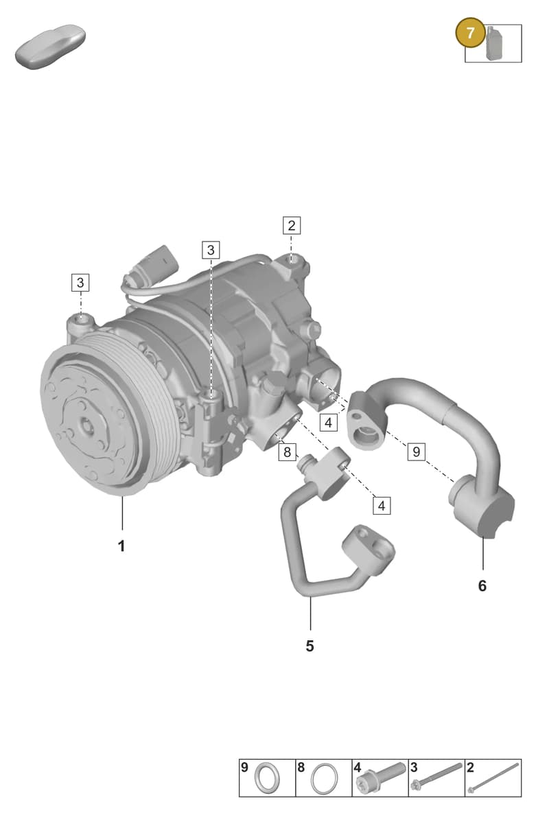 00004330579 — Porsche 911 (2020-2022) diagram p53814200, position 7