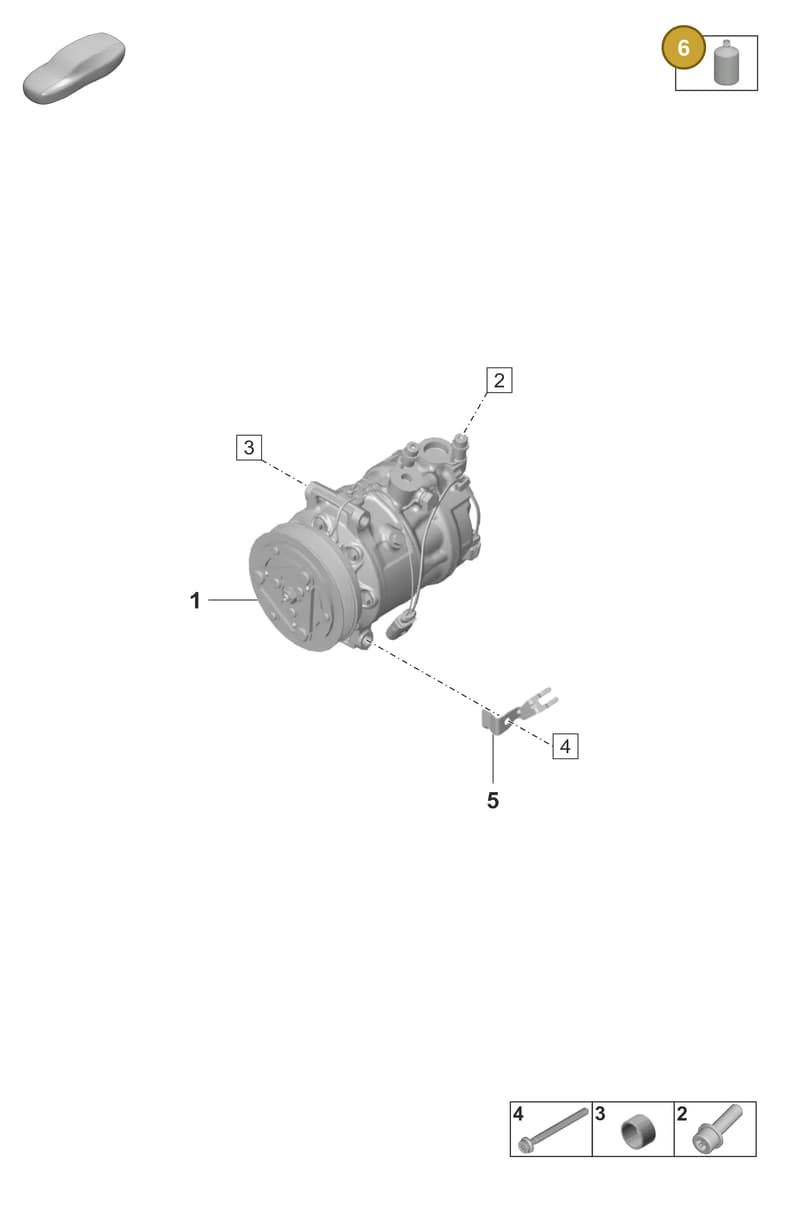 00004330579 — Porsche Panamera (2020-2023) diagram p58814100, position 6