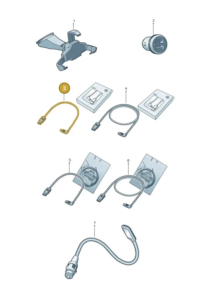 000051446AB — Volkswagen Passat Estate (2023-2025) diagram 15a051060, position 3
