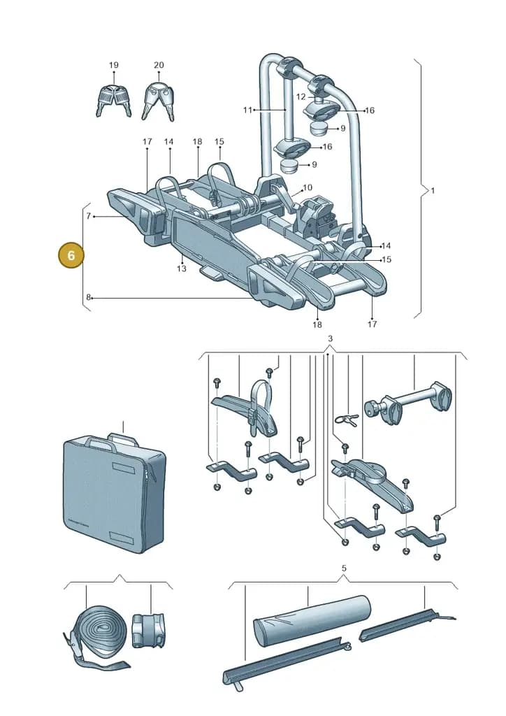 000052710A — Volkswagen Passat Estate (2023-2025) diagram 827071050, position 6