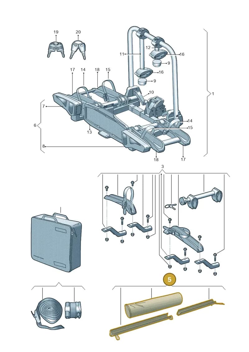 000071123A — Volkswagen Passat Estate (2023-2025) diagram 827071050, position 5