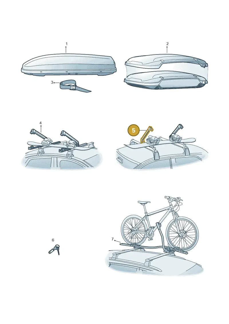 000071129M — Volkswagen Passat Estate (2023-2025) diagram 3j0071040, position 5