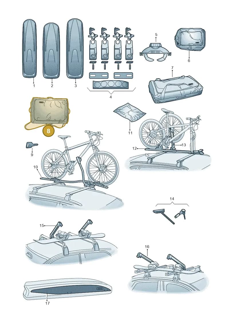 000071154B — Audi TT RS (2016-2023) diagram 898071040, position 8